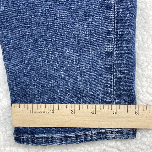 Madewell Jeans Womens Sz 25 Blue Mid Rise Perfect Vintage Straight Leg 25x27 - Picture 5 of 9